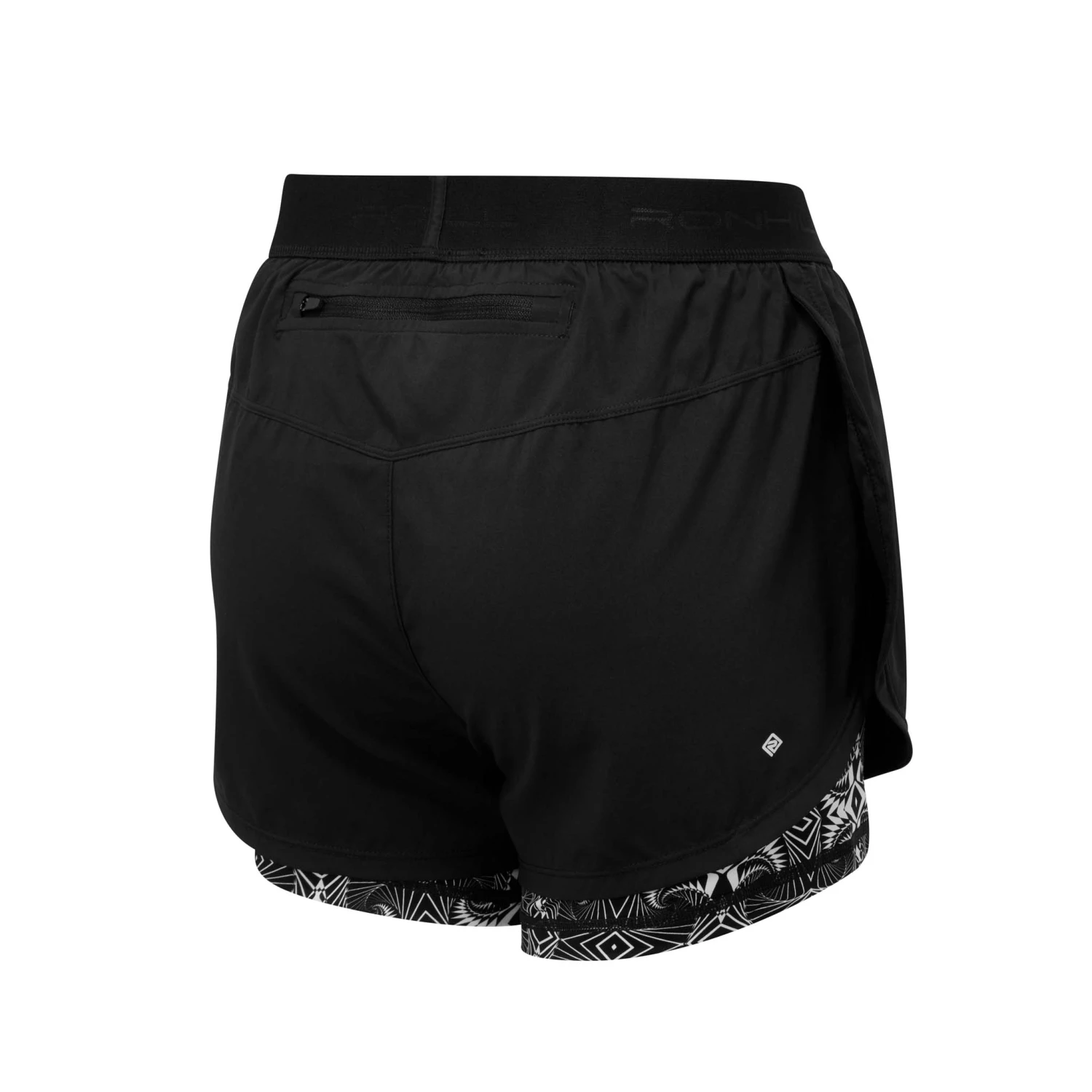Ronhill | Women's Life Twin Short - Black 4 Ronhill | Women's Life Twin Short - Black - Image 2
