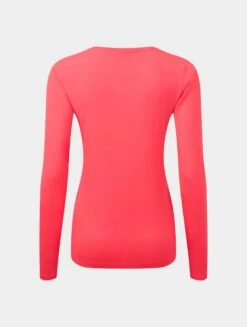 RONHILL Women's Core L/S Tee -RONHILL Store RH 005789 Wmn s Core LS Tee Rh 00325 Hot PinkBlack Back