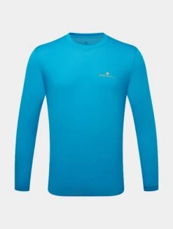 RONHILL Men's Tech L/S Tee -RONHILL Store RH 005853 Men s Tech LS Tee RH 00921 KingfisherSunray Front 654847bc 9ea7 49b0 a57c e583f6d84d9f
