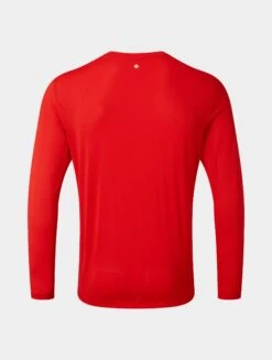 RONHILL Men's Tech L/S Tee -RONHILL Store RH 005853 Mens Tech LS Tee Rh 00776 Flame Fluo Yellow Back