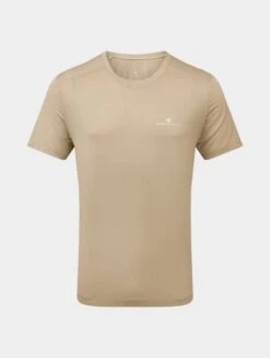 RONHILL Men's Tech S/S Tee 32 RONHILL Men's Tech S/S Tee -RONHILL Store RH 005969 Mens Tech SS Tee RH 01006 LatteVanilla Front