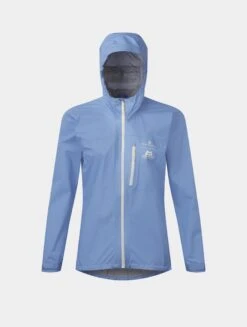 RONHILL Women's Tech GORE-TEX® Mercurial Jacket -RONHILL Store RH 006445 Wmns Tech Mercurial Jacket RH 00967 Lake BlueVanilla Front