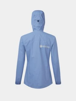 RONHILL Women's Tech GORE-TEX® Mercurial Jacket -RONHILL Store RH 006445 Wmns Tech Mercurial Jacket RH 00967 Lake BlueVanilla back