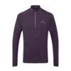 Ronhill | Men's Life Practice 1/2 Zip Tee - Nightshade 2 Ronhill | Men's Life Practice 1/2 Zip Tee - Nightshade -RONHILL Store RH 006490RH 01017 M Ronhill LifePractise12ZipTee front