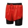Ronhill | Men's Tech Distance Twin Short - Flame -RONHILL Store RH 006596R0091 M Ronhill TechDistanceTwinShort front