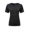 Ronhill | Women's Tech Glide S/S Tee - All Black -RONHILL Store RH 006632R009 W Ronhill TechGlideSSTee front