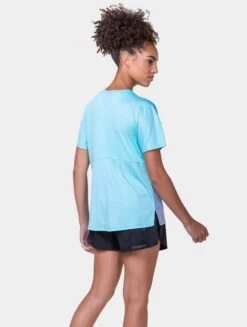 RONHILL Women's Tech Glide S/S Tee 36 RONHILL Women's Tech Glide S/S Tee -RONHILL Store RH 006632 Wimens Tech Glide SS Tee RH 01161 Peri Marl Aquamint 6925