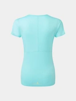 RONHILL Women's Tech Glide S/S Tee 34 RONHILL Women's Tech Glide S/S Tee -RONHILL Store RH 006632 Wmns Tech Glide SS Tee Rh 01161 Peri MarlAquamint Back