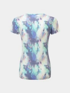 RONHILL Women's Tech Golden Hour Tee 31 RONHILL Women's Tech Golden Hour Tee -RONHILL Store RH 006706 Wmns Tech Golden Hour Tee Rh 01172 MultiIllusion Back