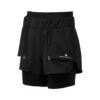 Ronhill | Women's Tech Twin Short - All Black -RONHILL Store RH 006732R009 W Ronhill TechTwinShort front