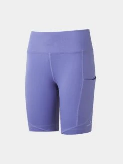 RONHILL Women's Tech Stretch Short -RONHILL Store RH 007091 Wmns Tech Short Rh 01167 DkPeriwinkleAquamint Front