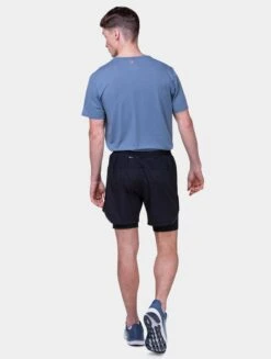 RONHILL Men's Tech Tencel S/S Tee -RONHILL Store RH 007229 Mens Tech Tencel SS Tee RH 01158 Ocean Marl Citrus 6170