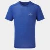 RONHILL Men's Tech Tencel S/S Tee -RONHILL Store RH 007229 Mens Tech Tencel SS Tee Rh 01144 Battleship Marl Front