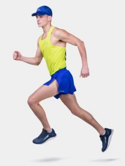 RONHILL Men's Tech Race Short -RONHILL Store RH 007272 Mens Tech Race Short RH 01142 Azurite Citrus 5857