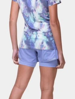 RONHILL Women's Tech 4.5" Twin Short -RONHILL Store RH 007273 Wimens Tech 4.5in Twin Short RH 01162 Periwinkle Aquamint 6904