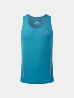 RONHILL Men's Tech Race Vest -RONHILL Store RH 007279 Mens Tech Race Vest Rh 01164 PetrolLegion Blue Front