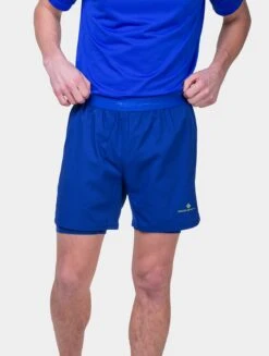 RONHILL Men's Tech 5" Twin Short 33 RONHILL Men's Tech 5" Twin Short -RONHILL Store RH 007280 Mens Tech 5in Twin Shorts RH 01160 Ocean Citrus 6071