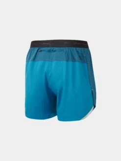 RONHILL Men's Tech 5" Short -RONHILL Store RH 007281 Mens Tech 5 Short Rh 01163 PetrolFluoOrange Back