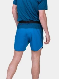 RONHILL Men's Tech 5" Short -RONHILL Store RH 007281 Mens Tech 5in Short RH 01163 Petrol Fluo Orange 6056