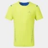 RONHILL Men's Tech Race S/S Tee -RONHILL Store RH 007319 Mens Tech Race SS Tee Rh 01147 CitrusAzurite Front