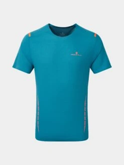 RONHILL Men's Tech Race S/S Tee 26 RONHILL Men's Tech Race S/S Tee -RONHILL Store RH 007319 Mens Tech Race SS Tee Rh 01164 PetrolLegionBlue Front
