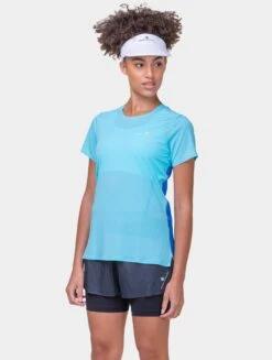 RONHILL Women's Tech Race S/S Tee -RONHILL Store RH 007329 Wimens Tech Race SS Tee RH 01139 Aquamint El Blue 6820