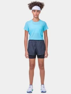 RONHILL Women's Tech Race Twin Short 32 RONHILL Women's Tech Race Twin Short -RONHILL Store RH 007330 Wimens Tech Race Twin Short R009 All Black 6830