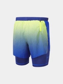 RONHILL Men's Tech Race Twin Short -RONHILL Store RH 007380 Mens Tech Race Twin Short Rh 01169 AzuriteCitrus Fade Back