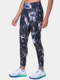 RONHILL Women's Tech Tight -RONHILL Store RH 007433 Womens Tech Tight RH 01175 Black Ink Drop 7377