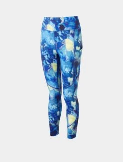 RONHILL Women's Tech Crop Tight -RONHILL Store RH 007446 Wmns Tech Crop Tight Rh 01174 Blue Summer Haze Front