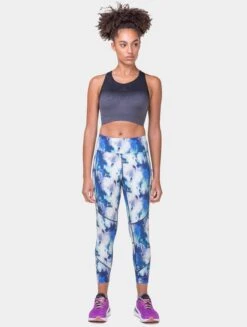 RONHILL Women's Tech Crop Tight -RONHILL Store RH 007446 Womens Tech Crop Tight RH 01172 Multi Illusion 7341