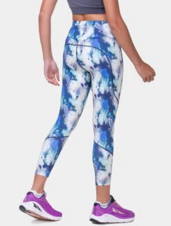 RONHILL Women's Tech Crop Tight -RONHILL Store RH 007446 Womens Tech Crop Tight RH 01172 Multi Illusion 7352