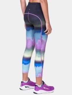 RONHILL Women's Tech Gradient Crop Tight -RONHILL Store RH 007605 Womens Tech Gradient Crop Tight RH 01773 Multi Mirage 7089