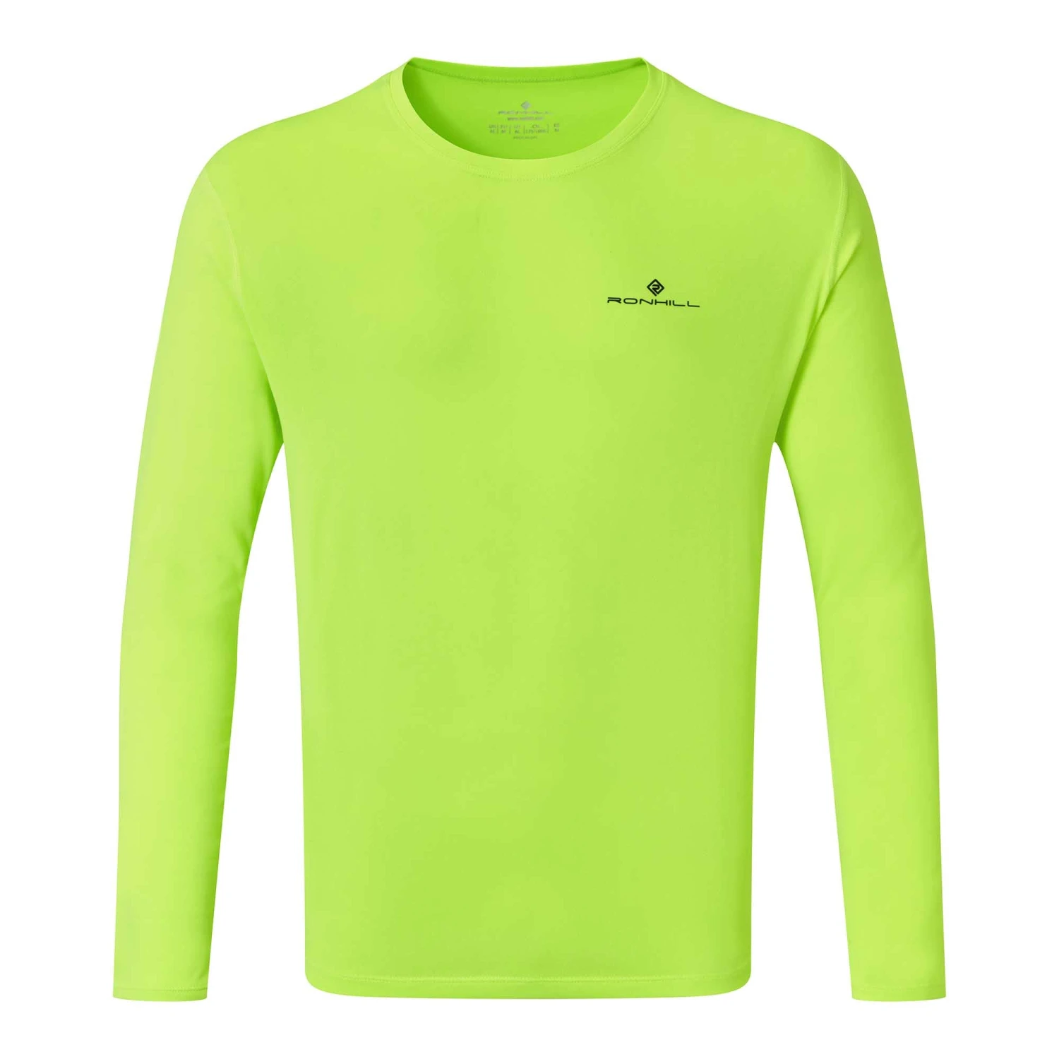 Ronhill | Men's Core L/S Tee - Fluo Yellow 3 Ronhill | Men's Core L/S Tee - Fluo Yellow