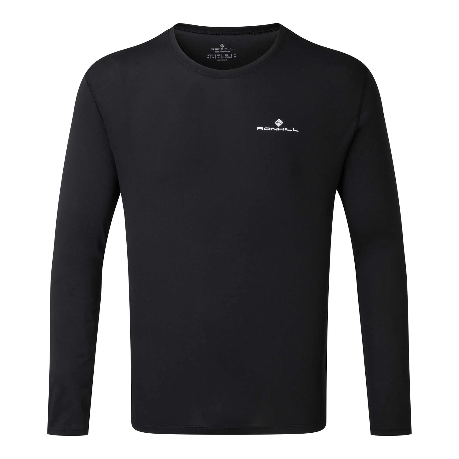 Ronhill | Men's Core L/S Tee - Black 3 Ronhill | Men's Core L/S Tee - Black