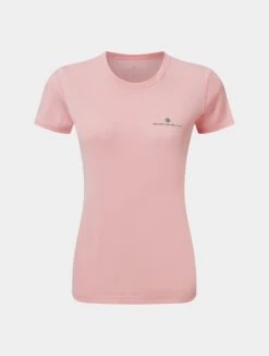 RONHILL Women's Core S/S Tee -RONHILL Store Wmn s Core SS Tee RH 005787 Rh 00829 Bubblegum Fairway Front