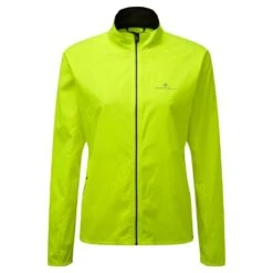 RONHILL Core Womens Running Jacket Fluo Yellow