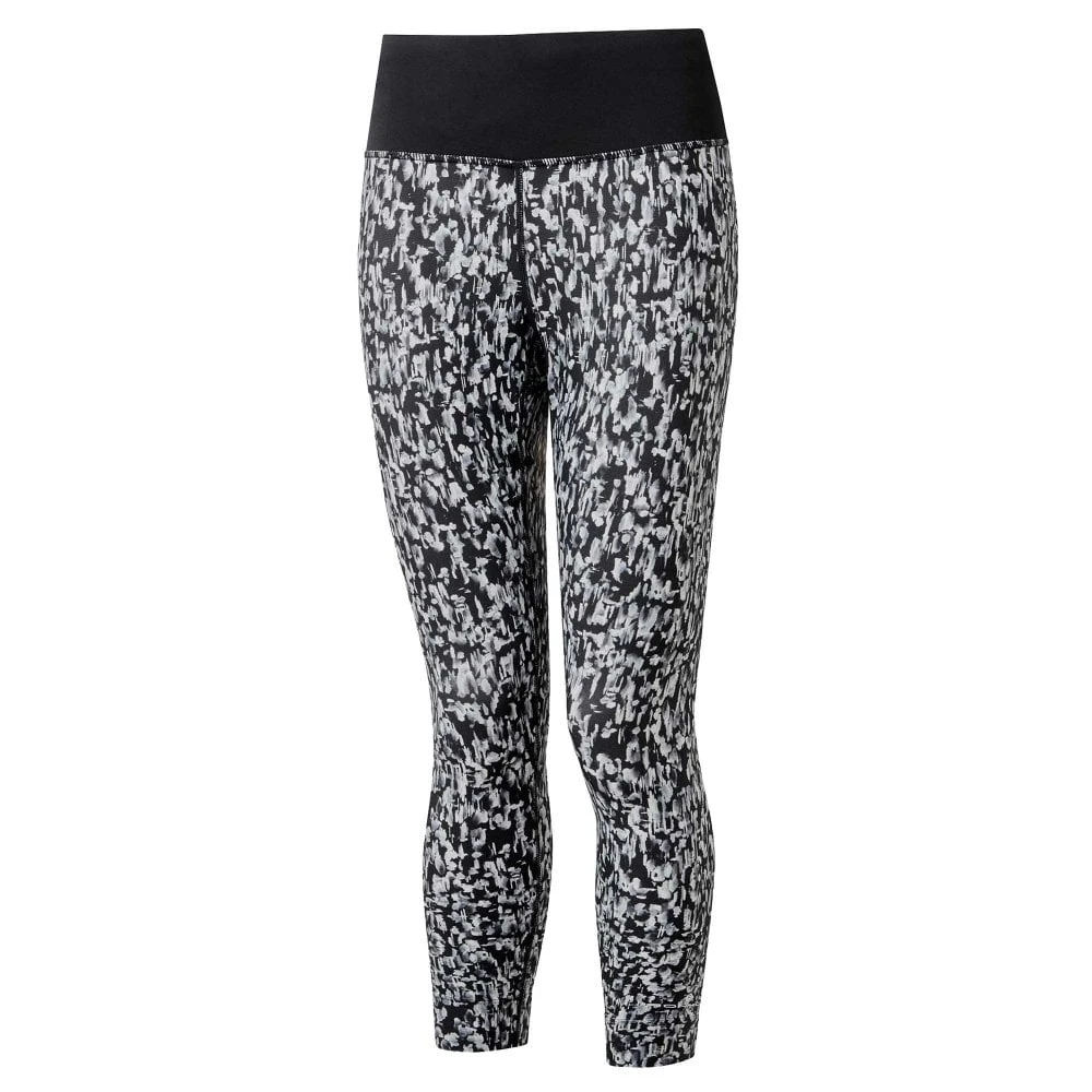 RONHILL Life Crop Tight Womens Running Tights Mono Mushroom 4 RONHILL Life Crop Tight Womens Running Tights Mono Mushroom - Image 2