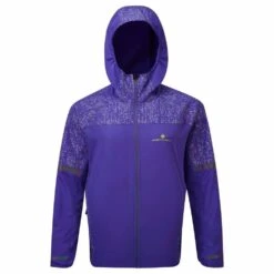 RONHILL Life Nightrunner Womens Running Jacket Plum/Citrus/Reflect