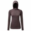 RONHILL Life Womens Seamless Running Hoodie Cocoa Marl -RONHILL Store life womens seamless running hoodie cocoa marl p6870 27054 image