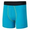RONHILL Mens 4.5" Running Boxer Shorts Cyan/Acid Lime -RONHILL Store mens 4 5 running boxer shorts cyan acid lime p7739 30559 image