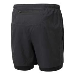 RONHILL Men's Core Twin Shorts Black/Bright White -RONHILL Store mens core twin shorts black bright white p8026 31768 image