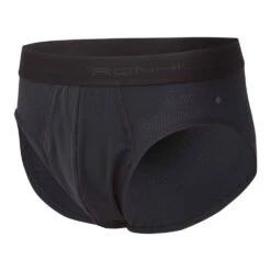 RONHILL Mens Running Briefs All Black