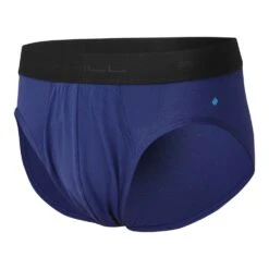 RONHILL Mens Running Briefs Mid Blue/Electric Blue