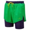 RONHILL Mens Tech Distance Twin Running Shorts Bright Green/Imperial -RONHILL Store mens tech distance twin running shorts bright green imperial p8065 31919 image