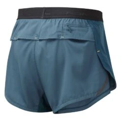 RONHILL Mens Tech Revive Racer Shorts Peacoat/Neon Peach -RONHILL Store mens tech revive racer shorts peacoat neon peach p8001 31668 image