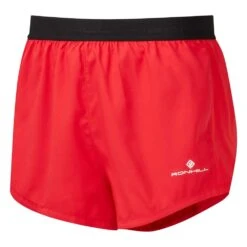 RONHILL Mens Tech Revive Racer Shorts Racing Red/Bright White