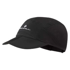 RONHILL Sun Split Cap Unisex Running Hat All Black