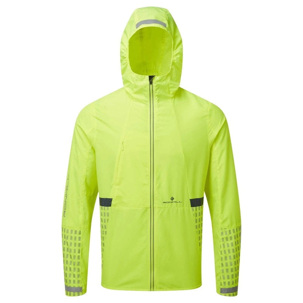 RONHILL Tech Afterhours Men's Running Jacket Fluo Yellow/Charcoal/Reflect 3 RONHILL Tech Afterhours Men's Running Jacket Fluo Yellow/Charcoal/Reflect