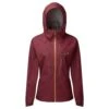 RONHILL Tech Fortify Womens Waterproof Running Jacket Cabernet/Dune